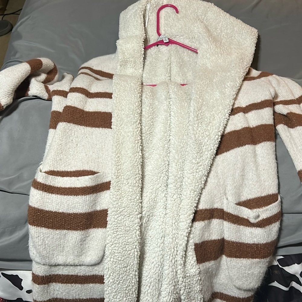 Fleece cardigan